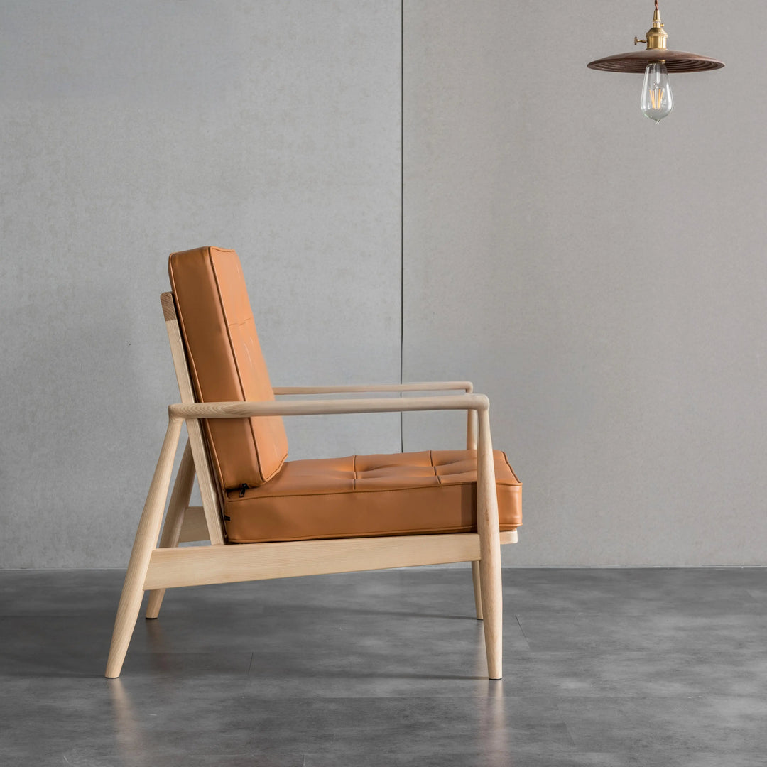 ROMANCE Solid Wood Leather Chair and Sofa