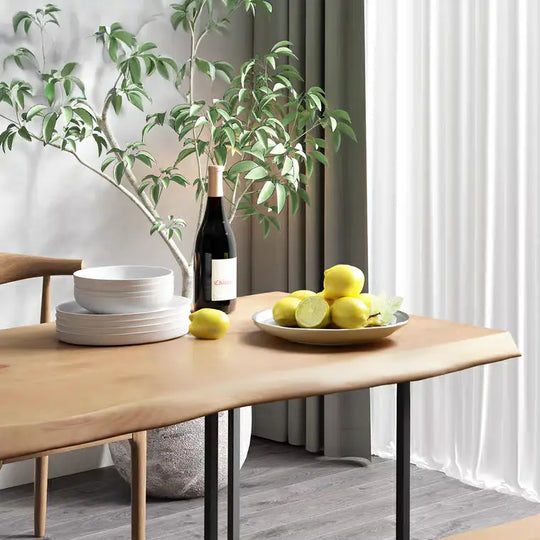 OCEAN Industrial Solid Wood Dining Table