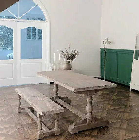 SEÁN Vintage Distressed Dining Table & Chairs