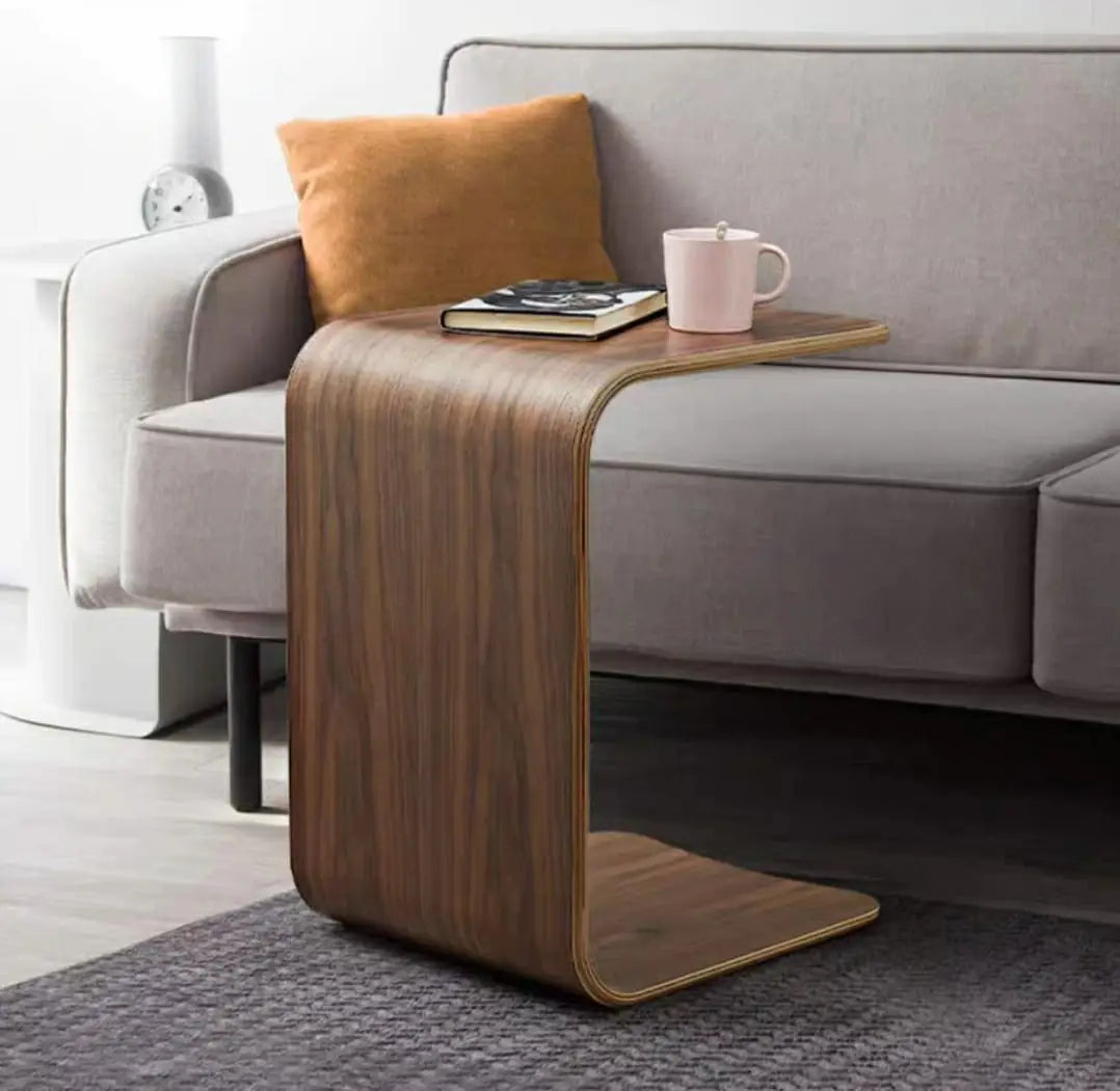 COLONEL Minimalist Walnut Side Table