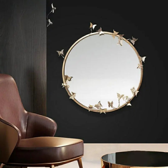 PROCLA Modern Accent Round Wall Mirror