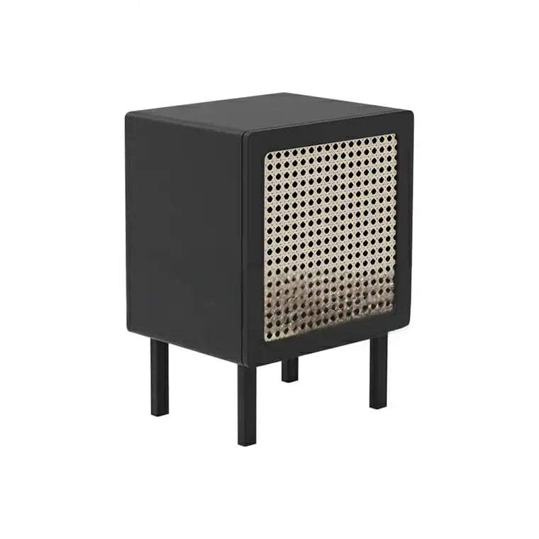 OLAV Rustic Rattan Side Table