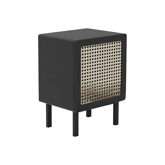 OLAV Rustic Rattan Side Table