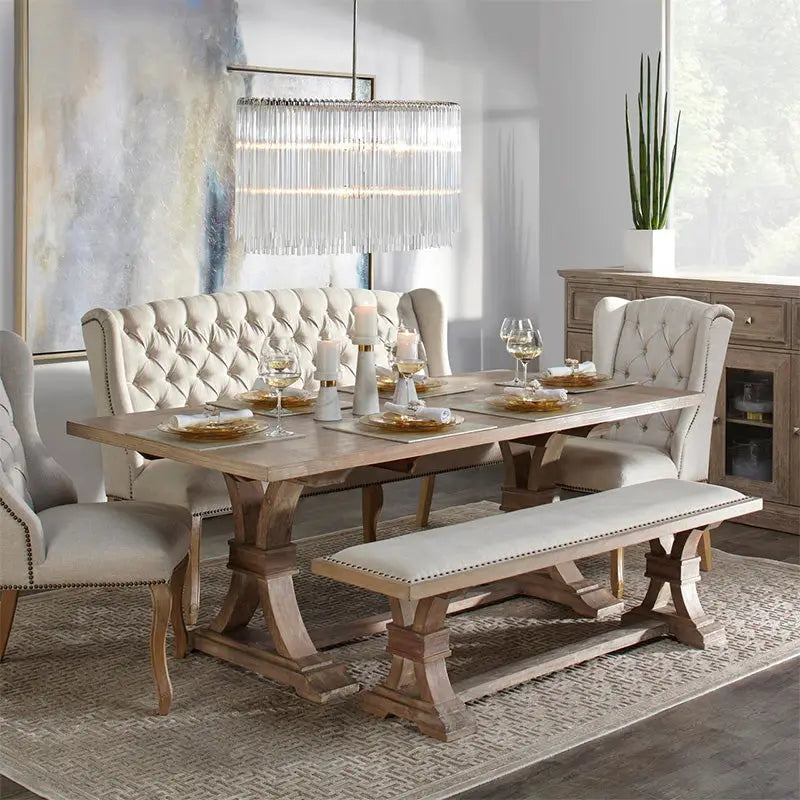 RON Vintage Solid Wood Dining Table