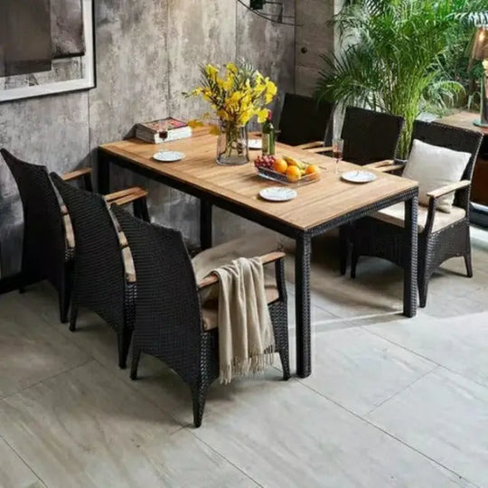 DAIVER Outdoor Dining Table Set