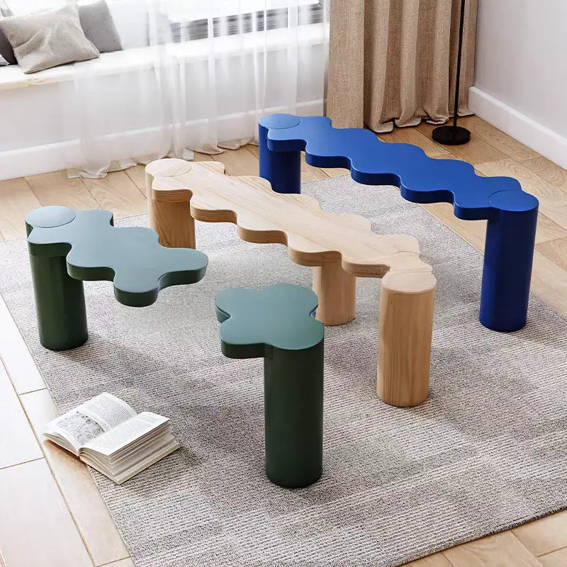 YUUTO Modern Solid Wood Bench