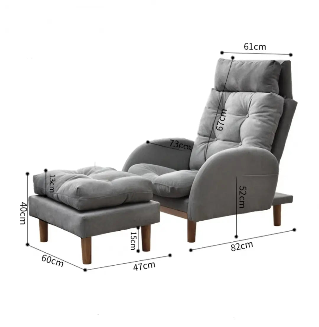 SUBE Modern Recliner Armchair