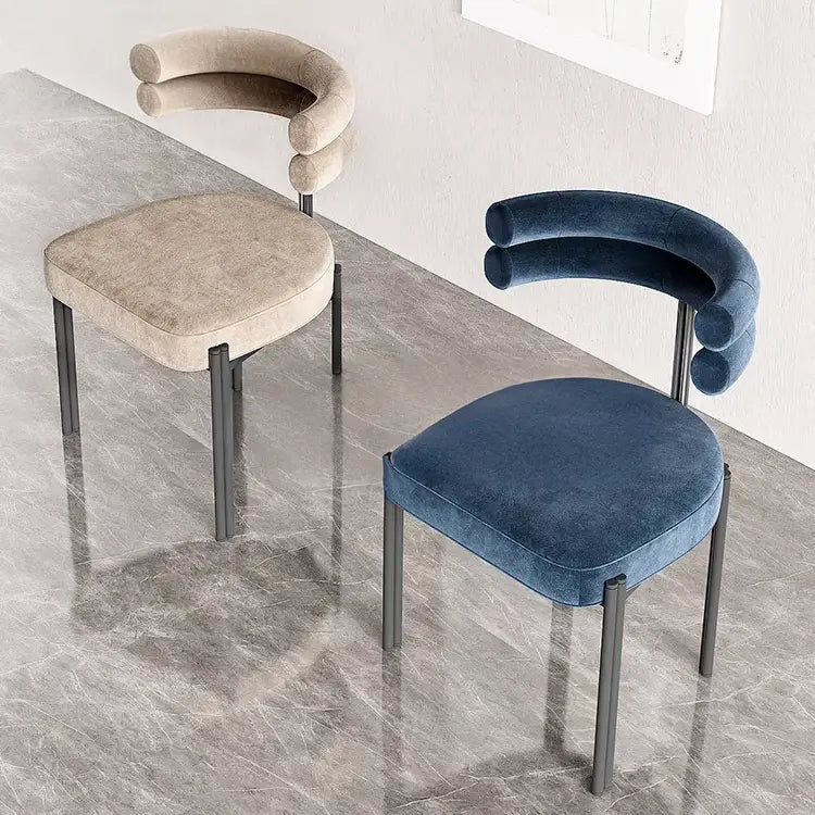 TZIPPORAH Modern Velvet Dining Chair