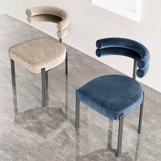 TZIPPORAH Modern Velvet Dining Chair