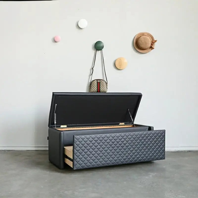 STANISLAS Modern Foyer Storage Bench