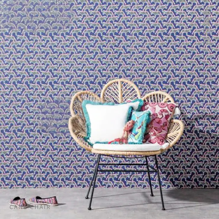 MURDOCH Rustic Rattan Accent Armchair