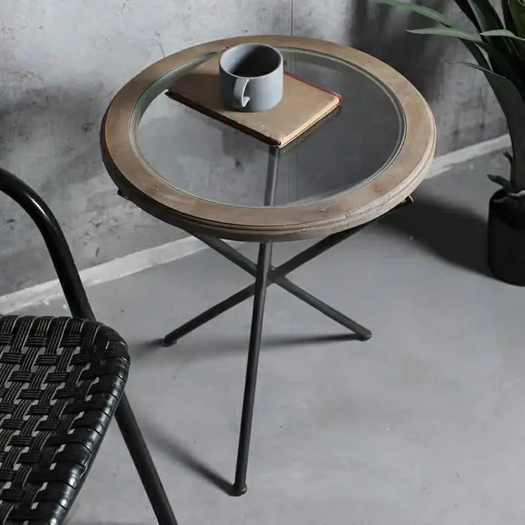 LACASA Rustic Cedar Side / End Table