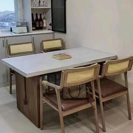 LOUIS Industrial Dining Table & Bench