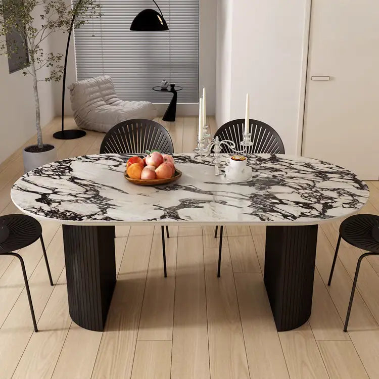 MALCOLM Modern Sintered Stone Dining Table