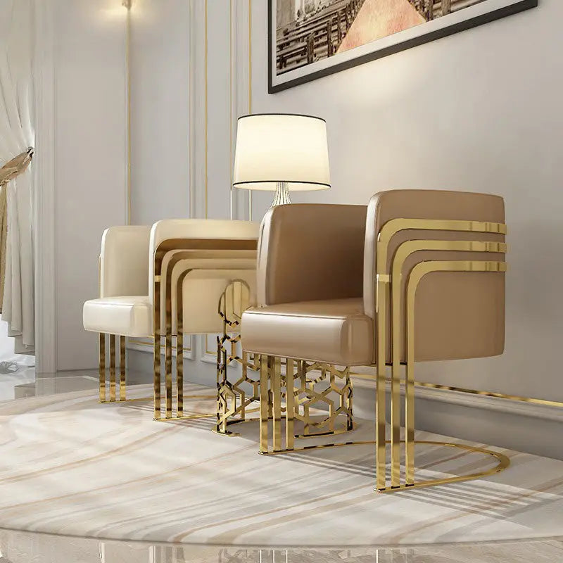 VORRO Modern Leather Armchair