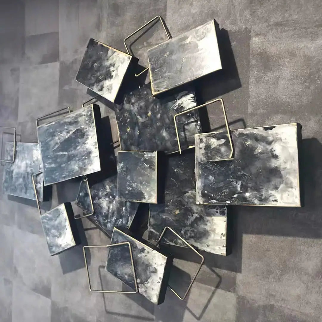 GUNNER Industrial Stone Wall Art