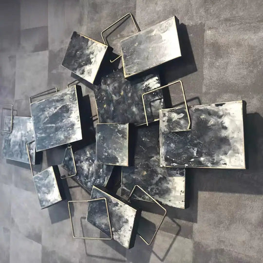 GUNNER Industrial Stone Wall Art
