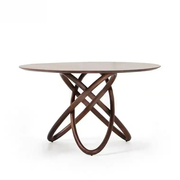 RANGER Postmodern Solid Wood Round Dining Table