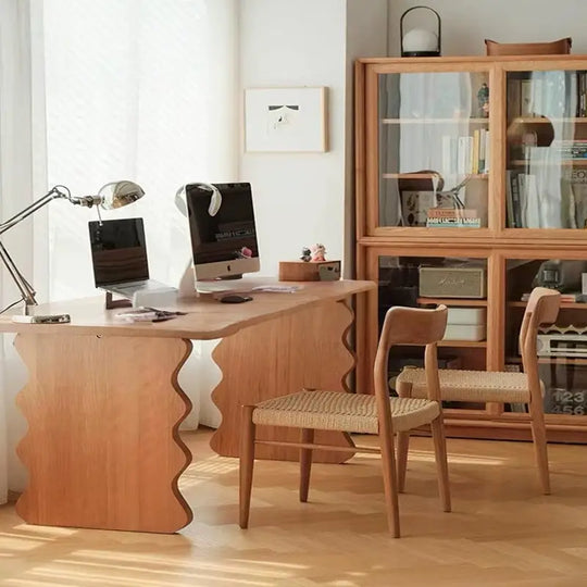 TREYSTI Japandi Solid Wood Dining Table