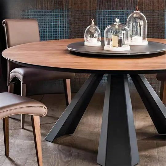 TERRY Solid Wood Round Dining Table