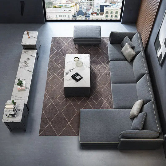 SPOALE Modern Leathaire Sofa