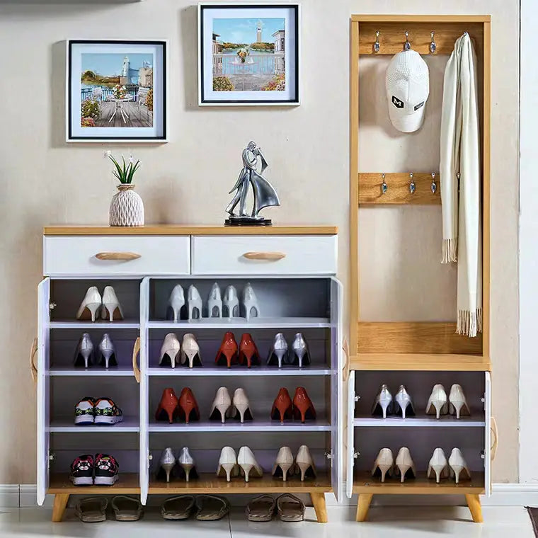 KONAIE Scandinavian Shoe Cabinet Bench