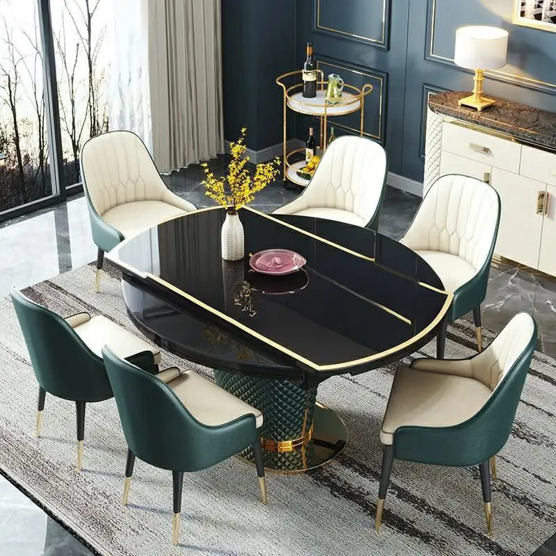 COUCH Modern Extendable Dining Table & Chairs