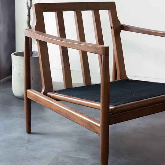 DARK Solid Wood Leather Chair and Sofa