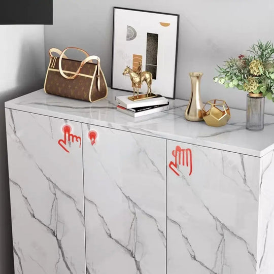 ROXIE Modern Slate Shoe Cabinet