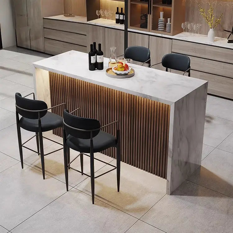 KEN Modern Marble Kitchen Island