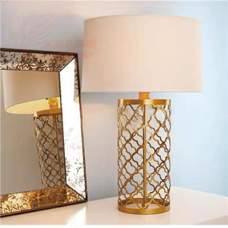 RUSD Victorian Brass Table Lamp