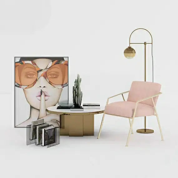 IONE Minimalist Macaron Armchair