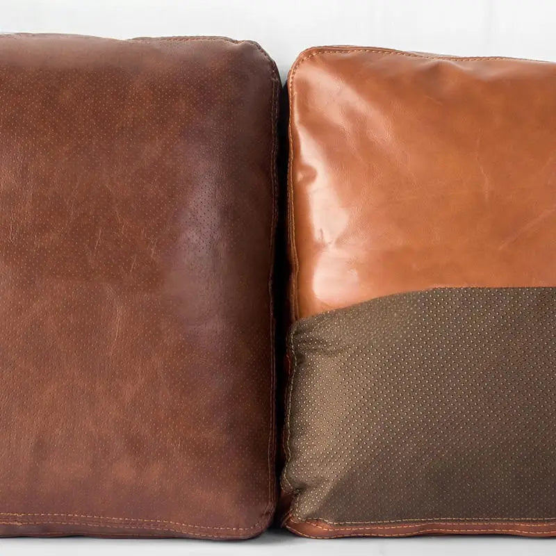 DARK Solid Wood Leather Chair and Sofa