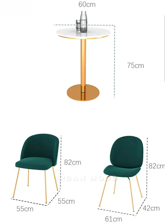 LÉO Modern Dining Table & Bench