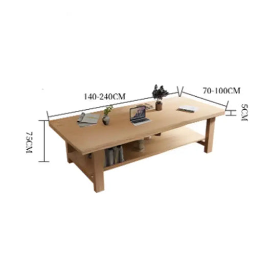 JEFFREY Scandinavian Solid Wood Dining Table