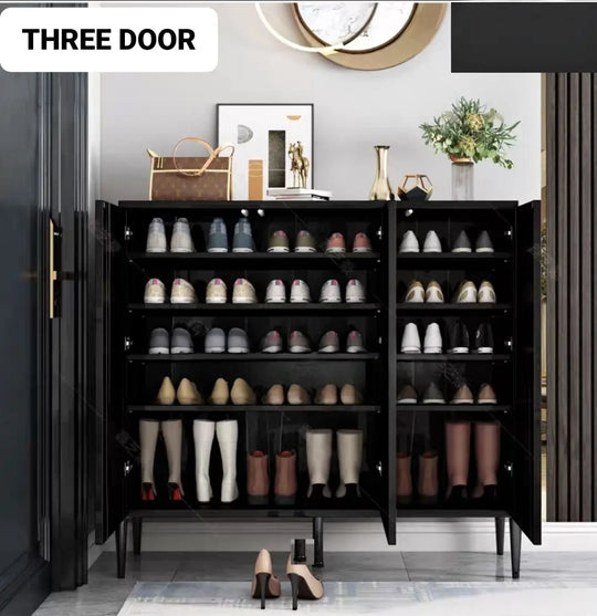 ROXIE Modern Slate Shoe Cabinet