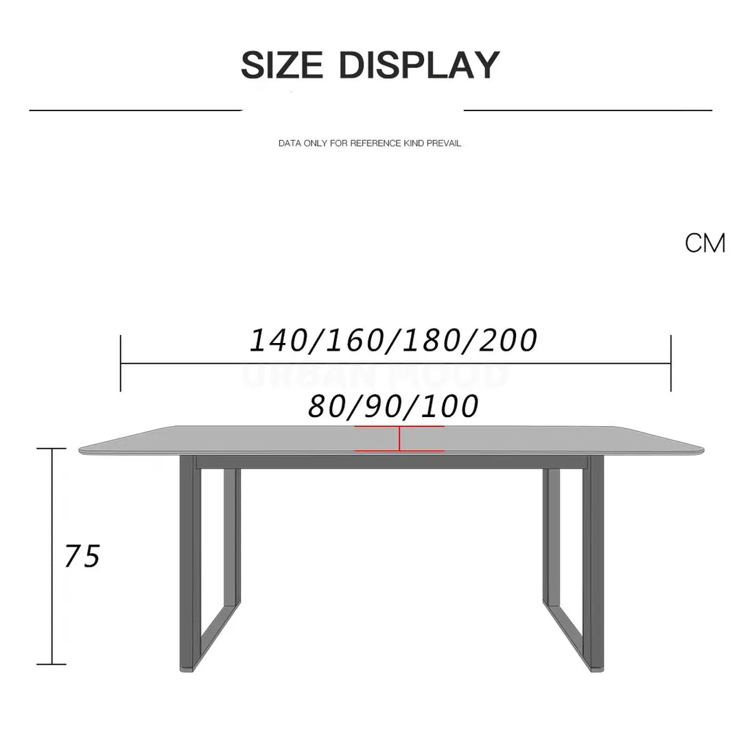VERA Modern Sintered Stone Dining Table