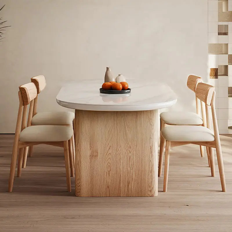 ANDREA Japandi Sintered Stone Dining Table