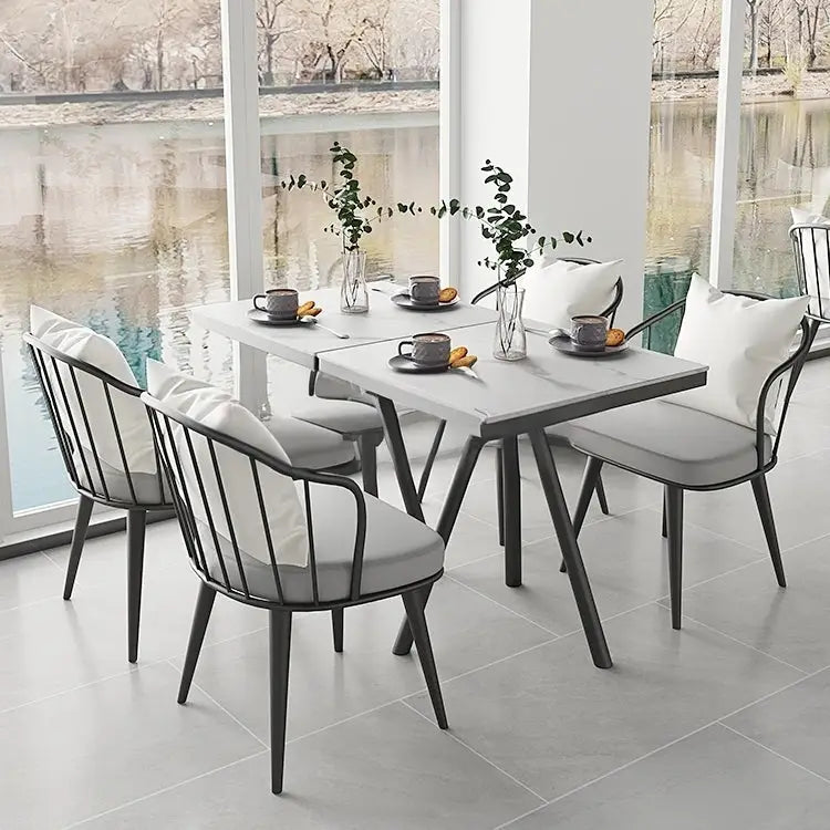 GOLDEN Modern Slate Dining Table