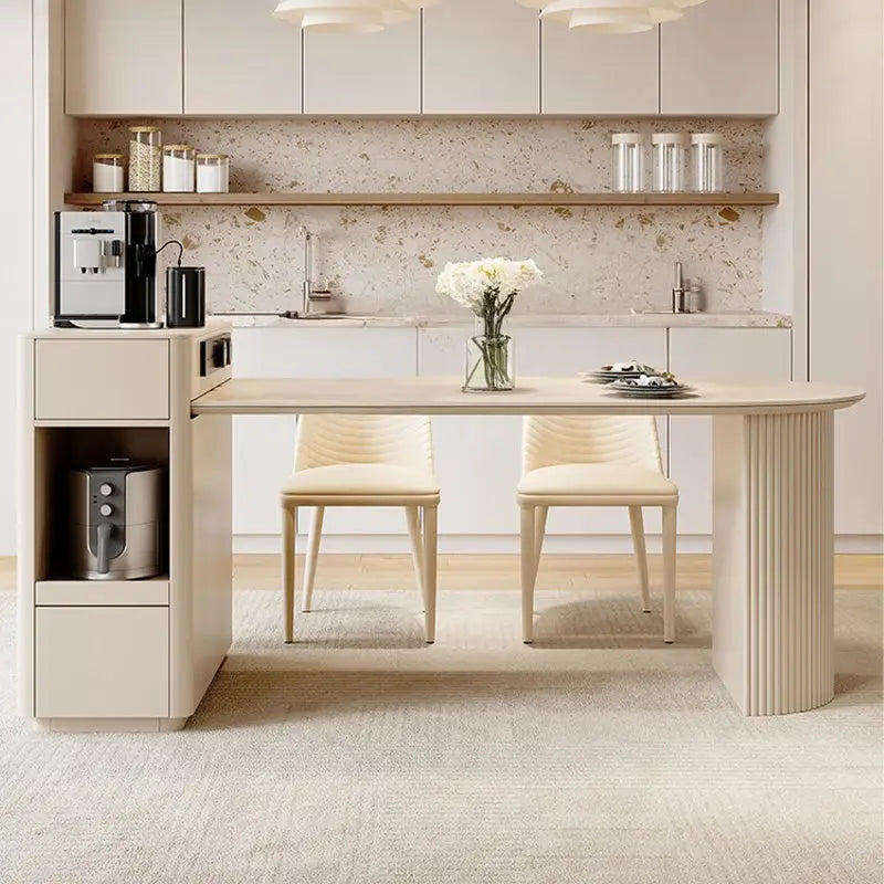 HADRIA Minimalist Sintered Stone Dining Table