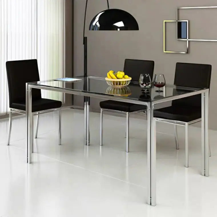 RUSH Minimalist Glass Dining Table
