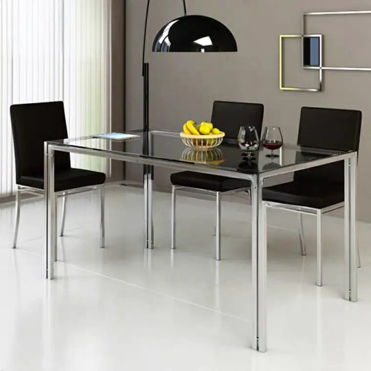 RUSH Minimalist Glass Dining Table