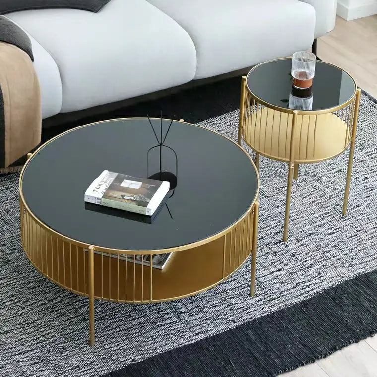 ALMACÉN Accent Round Side/Coffee Table