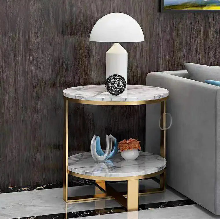 LAUCHLAN Modern Marble Side Table