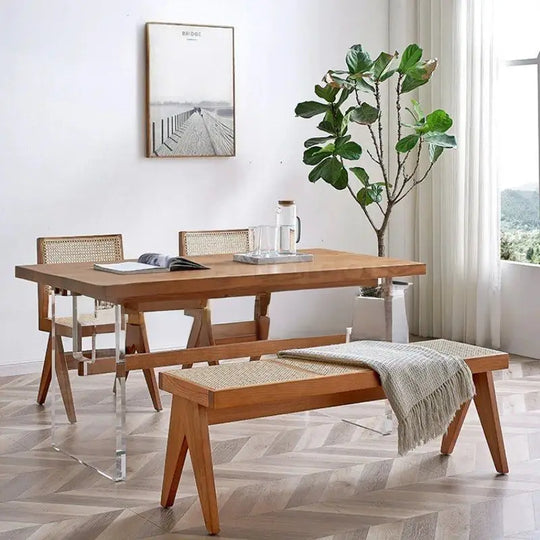 VICENTE Modern Solid Wood Dining Table