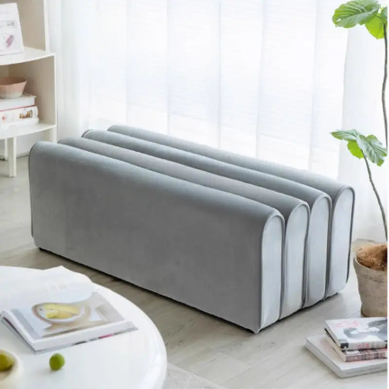 CROWLEY Modern Velvet Ottoman
