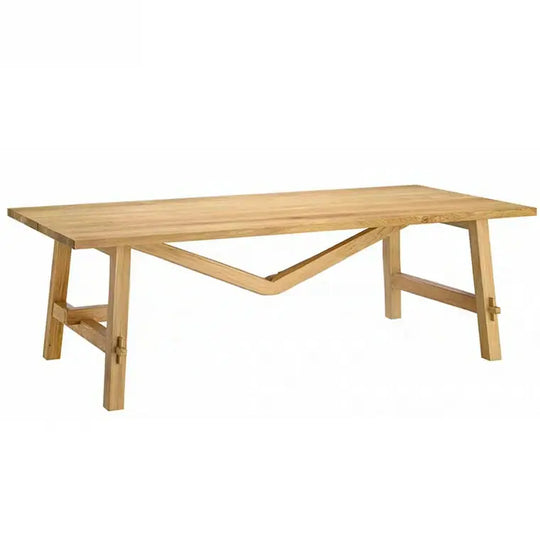 SHERWOOD Rustic Solid Wood Dining Table