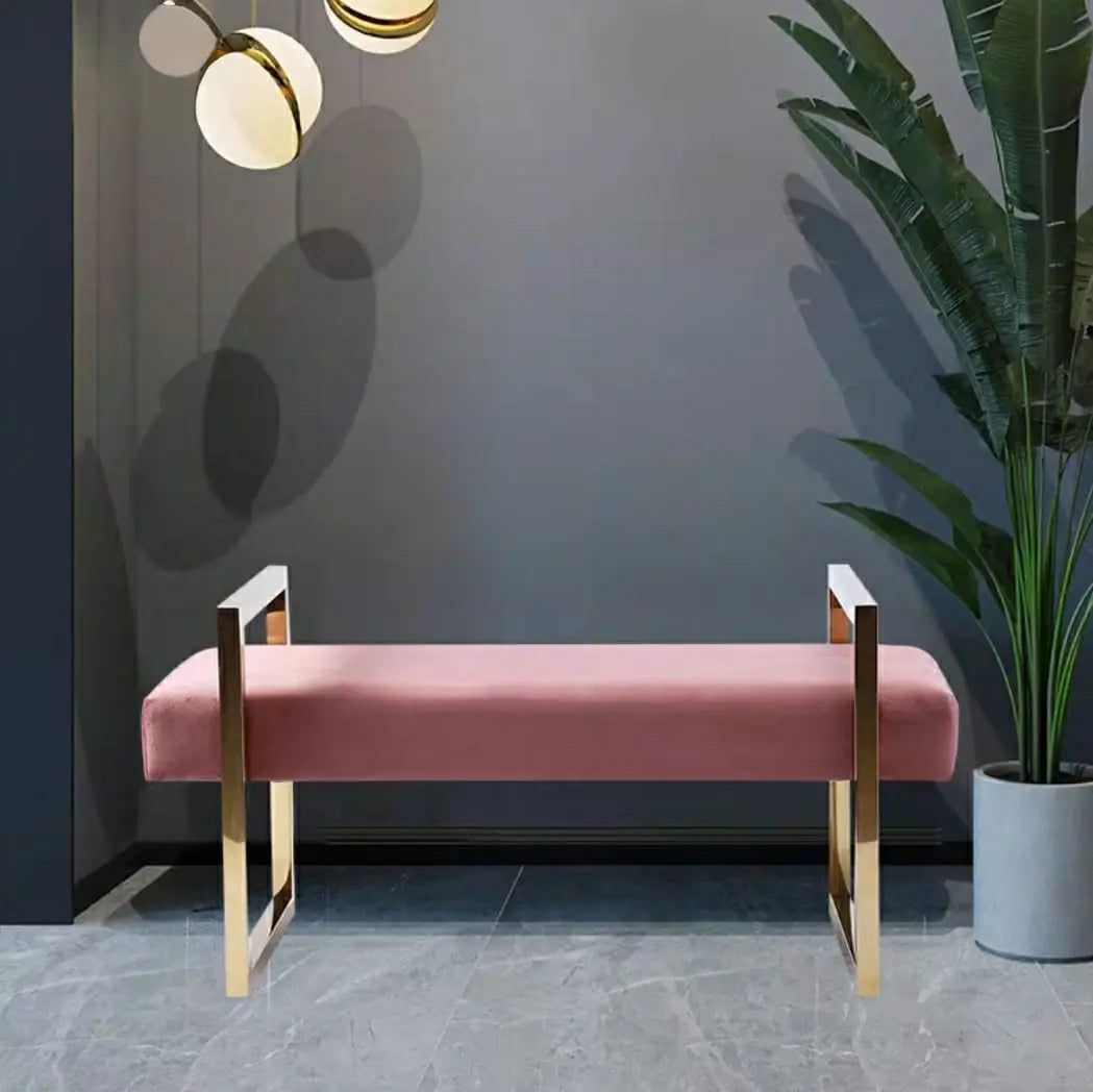 SOFIE Modern Velvet Ottoman Bench
