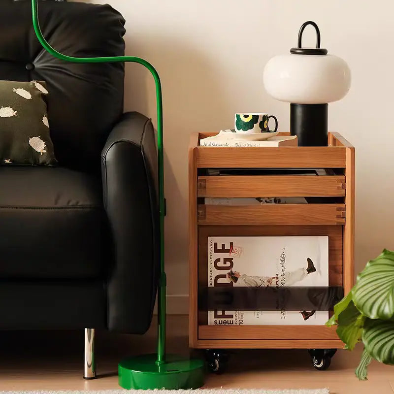 KAIQUE Japandi Bedside Table