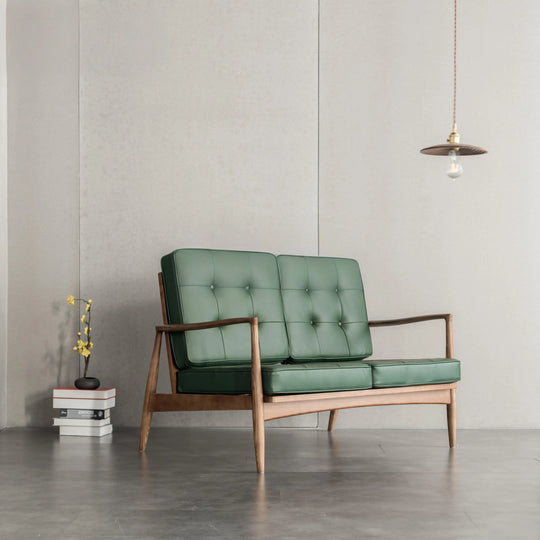 ROMANCE Solid Wood Leather Chair and Sofa